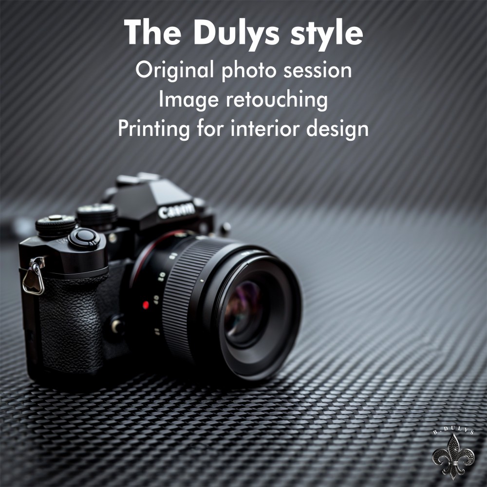 The Dulys Style<br>Original photo sessions<br>Image retouching<br>Printing for interior design