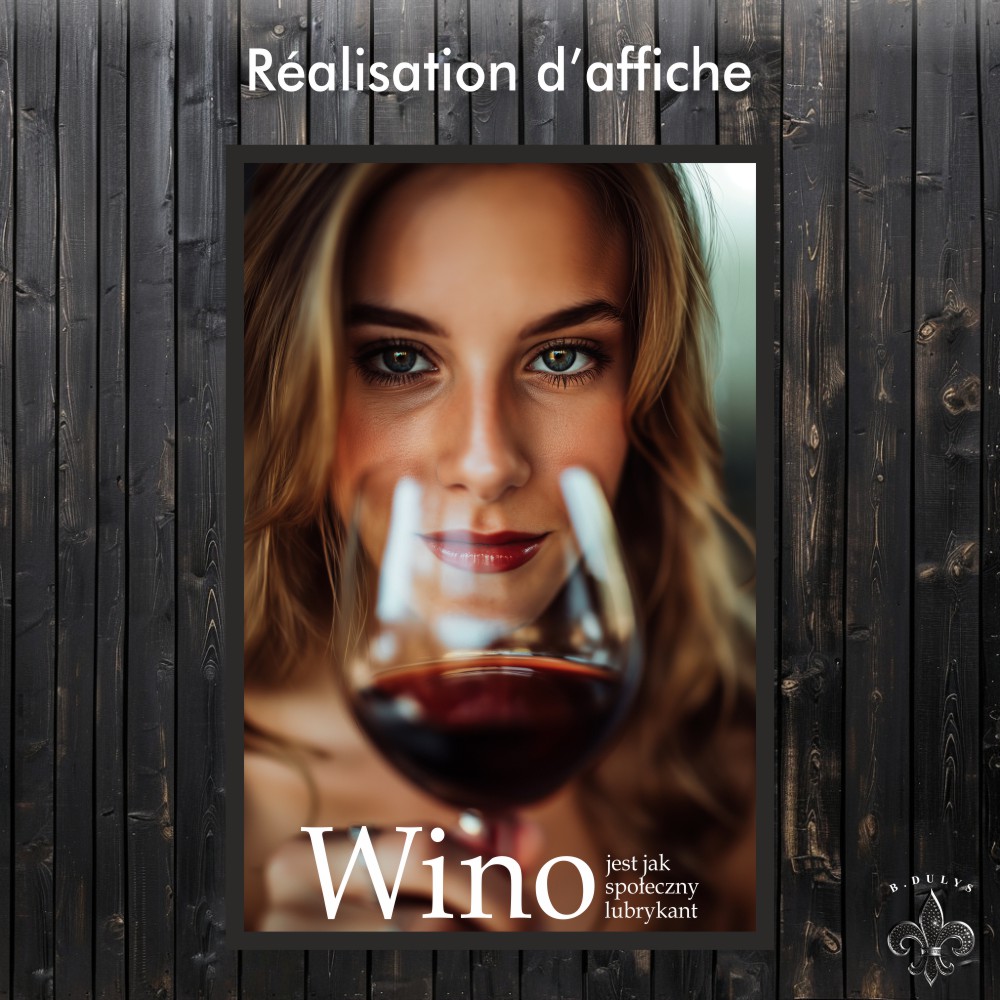 Réalisation d'affiche décorative ou publicitaire