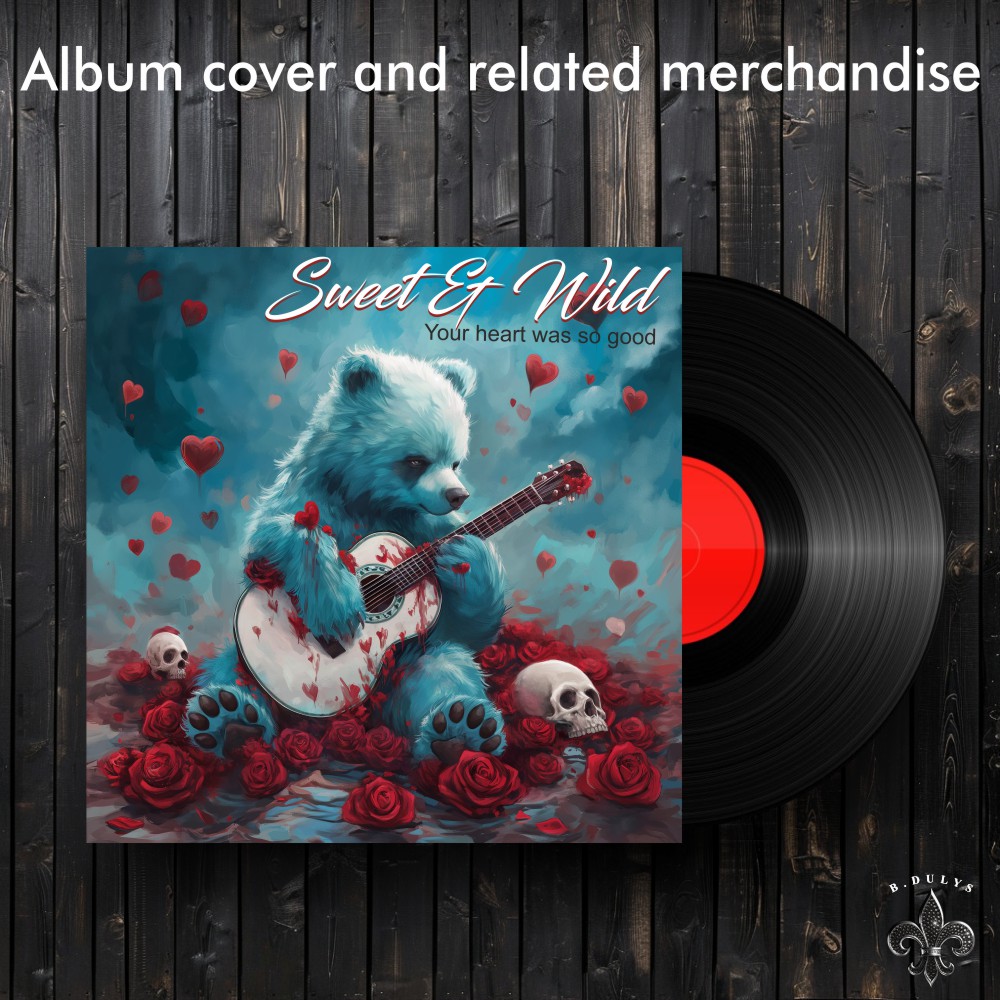 Album cover and related merchandise
