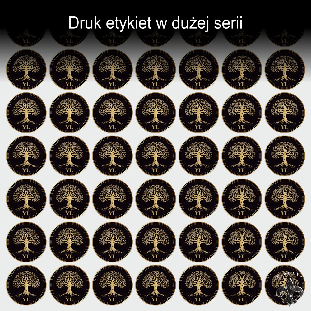 Druk etykiet w dużej serii